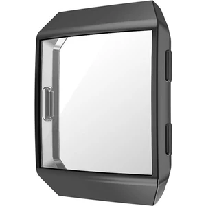 Fitbit İonic için Tam Kaplama Silikon Kılıf  Siyah