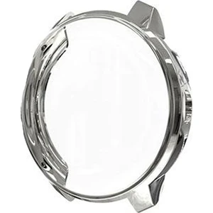 Garmin Vivoactive 3 için Silikon Kenar Koruyucu Gümüş