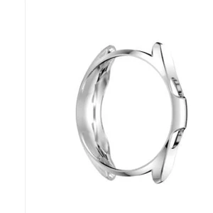 Samsung Galaxy Watch 3 45 Mm Silikon Kenar Koruyucu Kılıf Gümüş