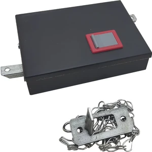 Dış Kapı Otomatiği Düğmeli Zincirli Set 12V Kapı Otomatik Butonlu Tip 35 Mm Büyük Boy