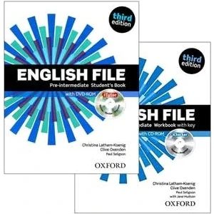Oxford University Press English File Pre-Intermediate (3rd Edition) Student's Book +Workbook + CD
