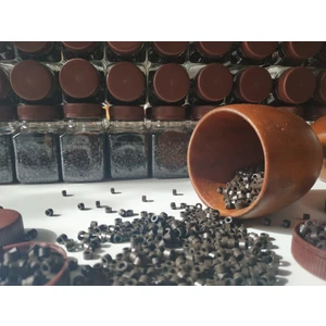 Cosmetics Deppo Silikonlu Saç Kaynak Boncuğu (1.000 Adet) Koyu Kahve No.3