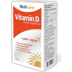 Vitamin D3 600 Iu 5 ml x