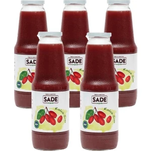 Sade Organik Kızılcık Suyu 5X1000 ml