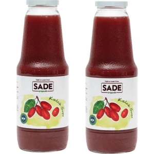 Sade Organik Kızılcık Suyu 2X1000 ml