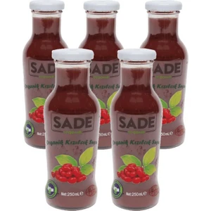 Sade Organik Kızılcık Suyu 5X250 ml