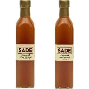 Sade Organik Elma Sirkesi 2X500 ml
