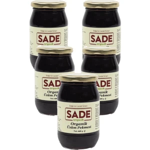 Sade Organik Üzüm Pekmezi 5X460 gr