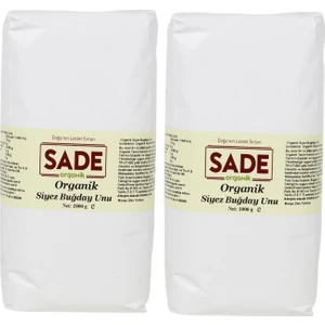 Sade Organik Siyez  Buğday Unu 2X1000 gr