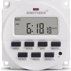 Bmk Dijital 220 V Ac Haftalık 7 Gün Programlanabilir Zamanlayıcı Anahtarı ile Ul Listelenen Röle 16