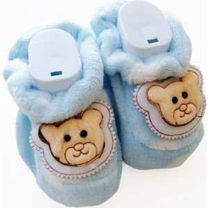Puppis Baby Mavi Sevimli Ayıcık Puf