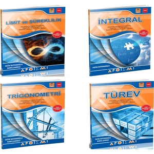 Apotemi Yayınları  Limit Türev Trigonometri Integral 4'Lü Matematik Fasikül Seti Yeni 2020