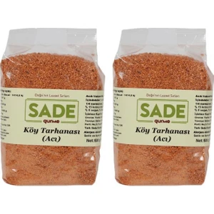 Sade Organik Acı Köy Tarhanası 2X500 gr
