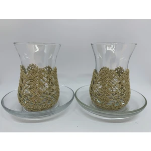 Dantel Bardak Kılıfı 6'lı