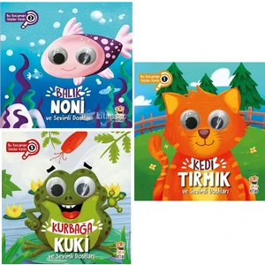 Balık Noni - Kurbağa Kuki - Kedi Tırmık Bu Kocaman Gözler Kimin Seti