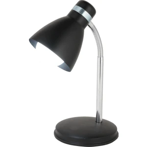 Modern Krom Spiralli Masa Lambası Siyah