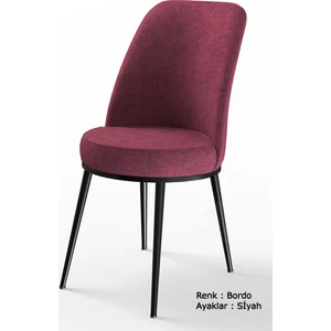 Concept Dexa Serisi Sandalye, Mutfak&yemek Sandalyesi, 4 Adet Sandalye Ayaklar Siyah