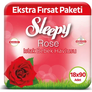 Gül Kokulu Islak Havlu 18 x 90'lı L?