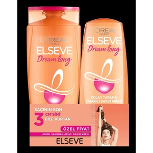 L'Oréal Paris Loreal Paris Elseve Dream Long Şampuan 450 ml + Saç Bakım Kremi 175 ml