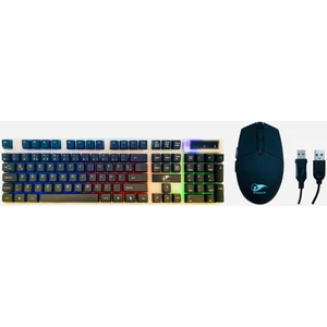 RS-601 Fury Gaming Işıklı Klavye Mouse Set