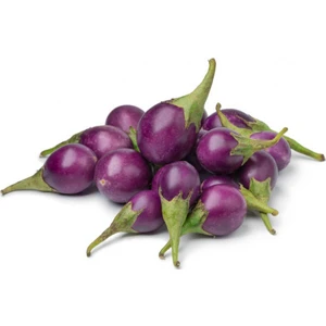 20 Adet Tohum Mini Mor Patlıcan Tohumu Ithal Nadir Thayland Patlıcanı