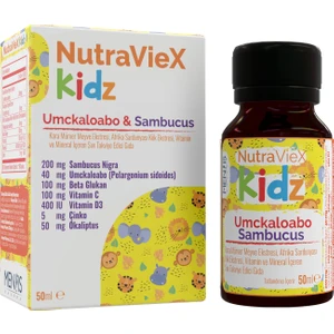Nutraviex Kidz Umckaloabo-Sambucus Şurup
