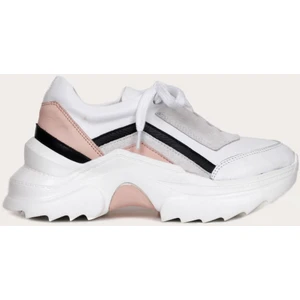 Bueno Shoes Deri Vizon Kadın Spor Ayakkabı