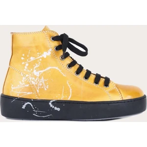 Bueno Shoes B84C01 Sarı Kadın Spor Bot