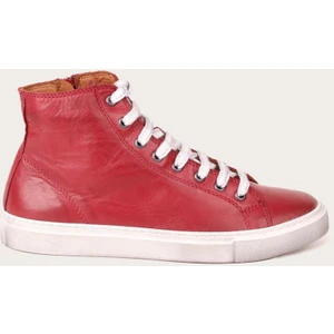 Bueno Shoes Deri Bordo Kadın Spor Bot