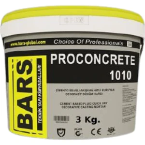 Hızlı Kuruyan Beton Döküm Harcı 3 Kg.