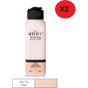 Akrilik Boya 140 ml Açık Ten Y-070R-3063 2 Adet
