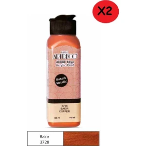 Akrilik Boya 140 ml Bakır Y-071R-3728 2 Adet