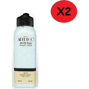 Akrilik Boya 140 ml Bebek Mavi Y-070R-3679 2 Adet