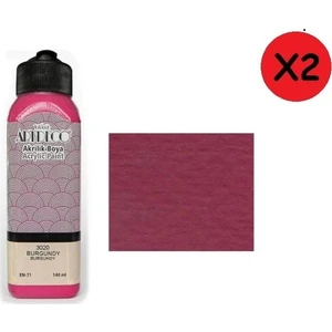 Akrilik Boya 140 ml Burgundy 2 Adet