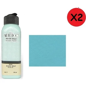 Akrilik Boya 140 ml Buzul Mavi 2 Adet