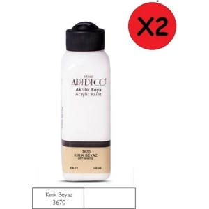 Akrilik Boya 140 ml Kırık  Y-070R3670 2 Adet