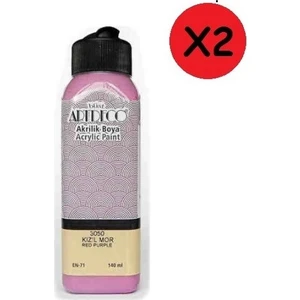 Akrilik Boya 140 ml Kızıl Mor Y-070R-3050 2 Adet