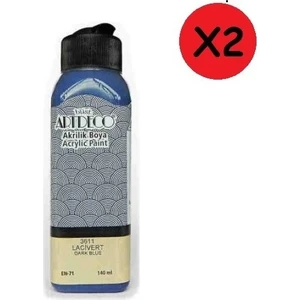 Akrilik Boya 140 ml Lacivert 2 Adet
