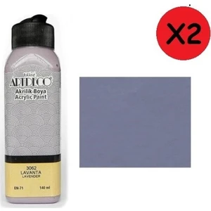 Akrilik Boya 140 ml Lavanta 2 Adet