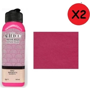 Akrilik Boya 140 ml Magenta Y-070Y-3042 2 Adet