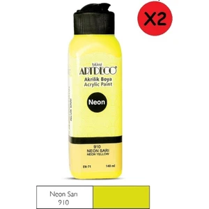 Akrilik Boya 140 ml Neon Sarı Y-070R-910 2 Adet