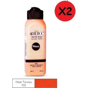 Akrilik Boya 140 ml Neon Turunc Y-070R-920 2 Adet