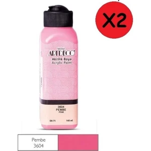 Akrilik Boya 140 ml Pembe 2 Adet