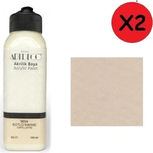 Akrilik Boya 140 ml Sütlü Kahve 2 Adet