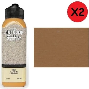 Akrilik Boya 140 ml Tarçın 2 Adet