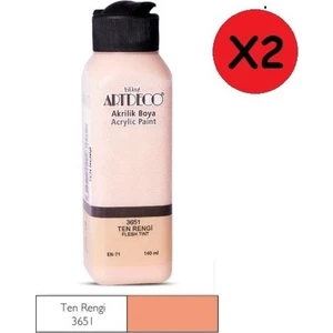 Akrilik Boya 140 ml Ten Rengi 2 Adet