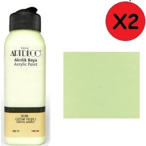 Akrilik Boya 140 ml Üzüm  Yeşili 2 Adet