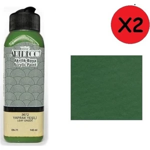 Akrilik Boya 140 ml Yaprak Yeşil Y070R3672 2 Adet