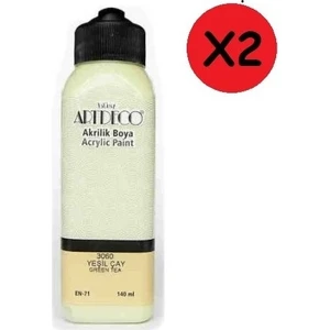 Akrilik Boya 140 ml Yeşil Çay 2 Adet