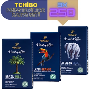 250 gr Privat Filtre Kahve Seti Avantajlı Paket 3X250 gr